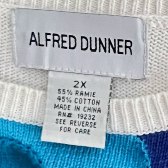 Alfred Dunner Womens Pullover Top Plus Size 2X - Picture 2 of 4